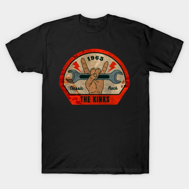 The Kinks // Wrench T-Shirt by OSCAR BANKS ART